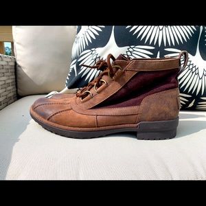 UGG Waterproof Heather Duckie Leather Boot